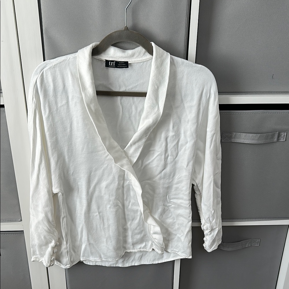 Zara Women's White Blouse